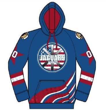 2024 Custom Sublimated Jaguar Patriotic Hoodie